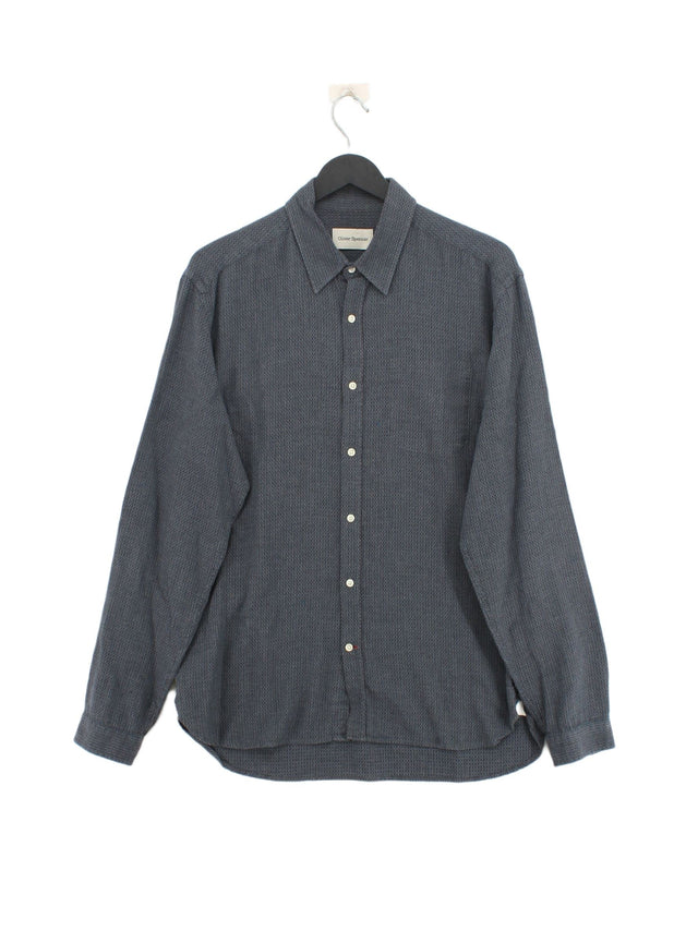 Oliver Spencer Men's Shirt Collar: 15.5 in Multi 100% Cotton