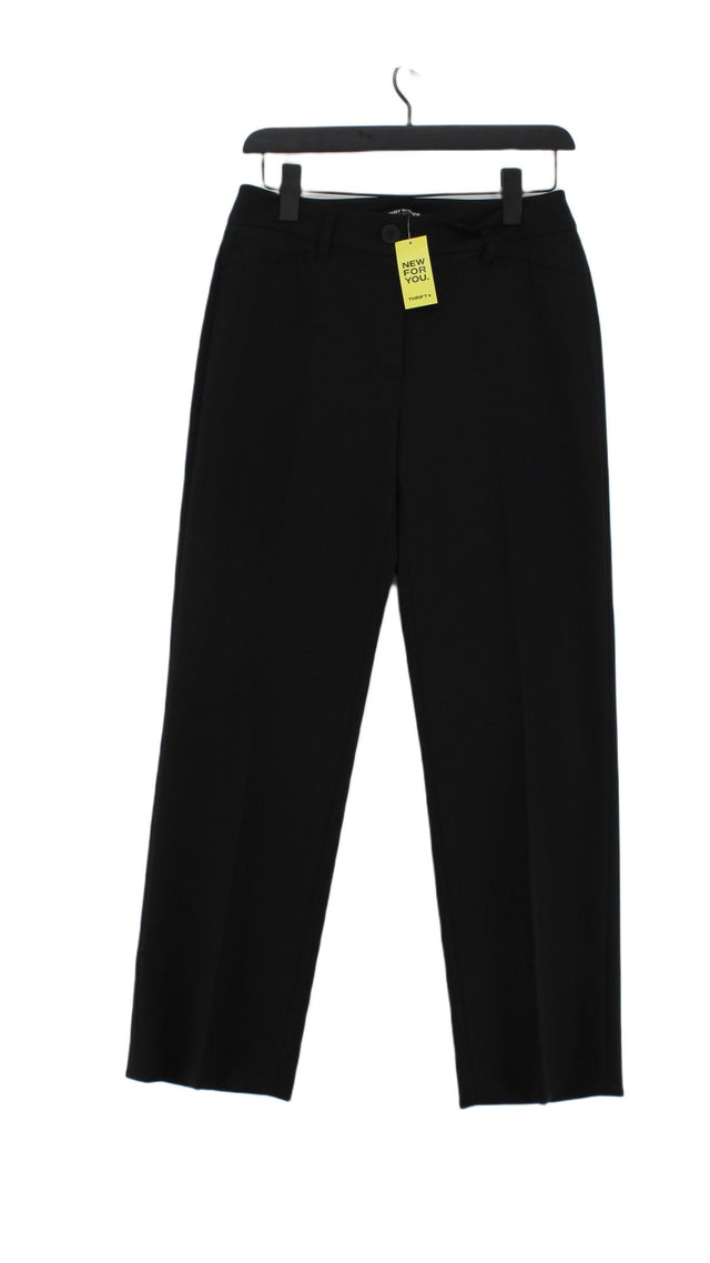 Gerry Weber Women's Trousers UK 10 Black Polyester with Elastane, Viscose