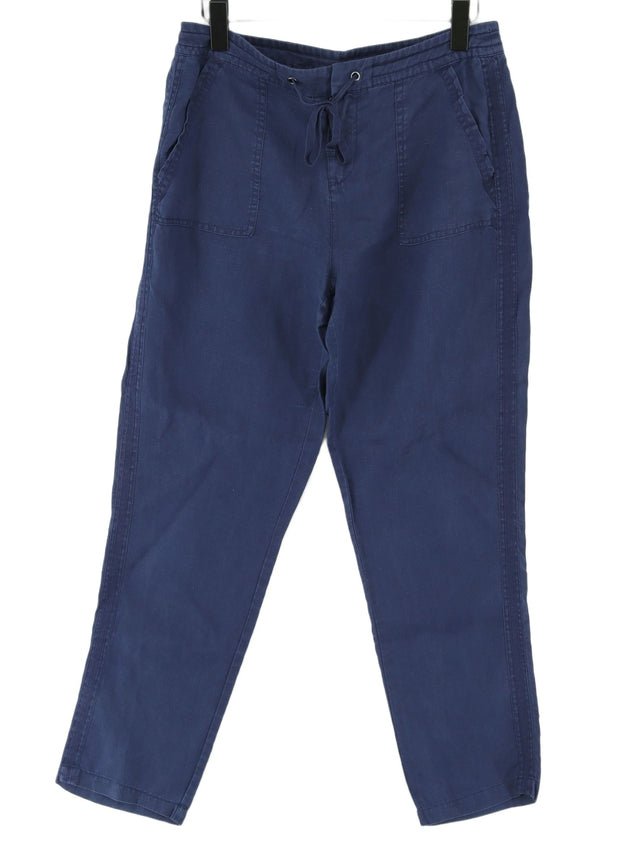 Joules Women's Trousers UK 12 Blue 100% Other