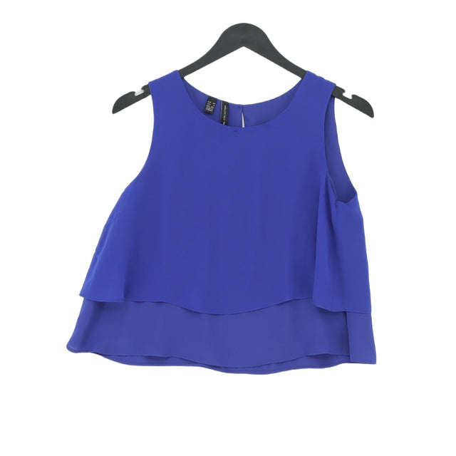 MNG Women's Top S Blue 100% Polyester