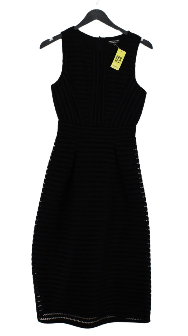 Spotlight Women's Midi Dress UK 6 Black 100% Polyester