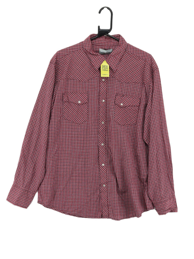 Vintage Wrangler Men's Shirt Chest: 50 in Brown 100% Other