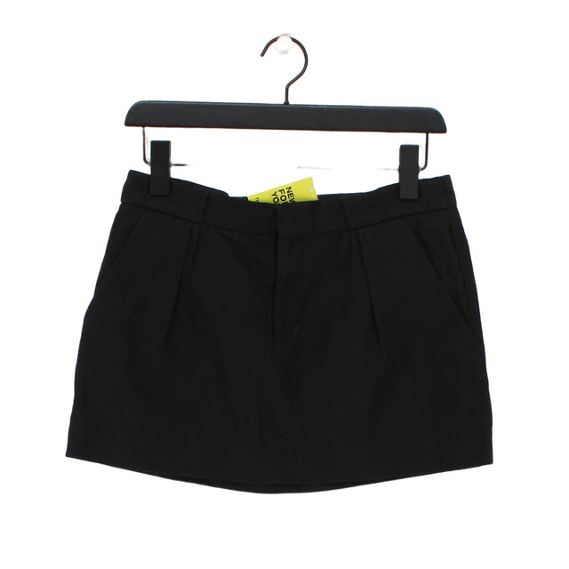 Theysen's Theory Women's Mini Skirt UK 10 Black Cotton with Other