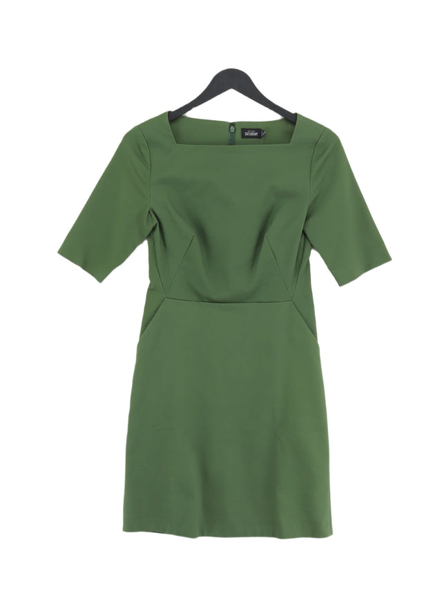 Kate Spade Women's Midi Dress XXS Green Cotton with Elastane