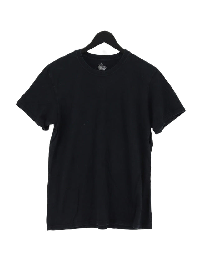 Calvin Klein Men's T-Shirt M Black 100% Other