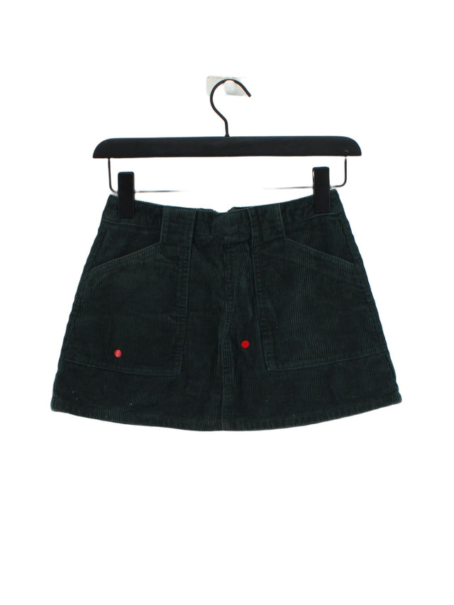BDG Women's Mini Skirt XS Green 100% Cotton
