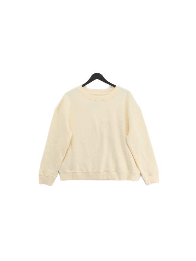 MNG Women's Jumper M Cream Cotton with Polyester