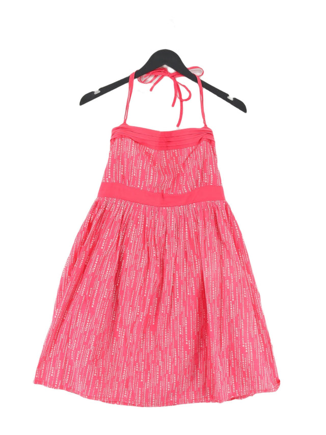 Volcom Women's Mini Dress M Pink 100% Cotton