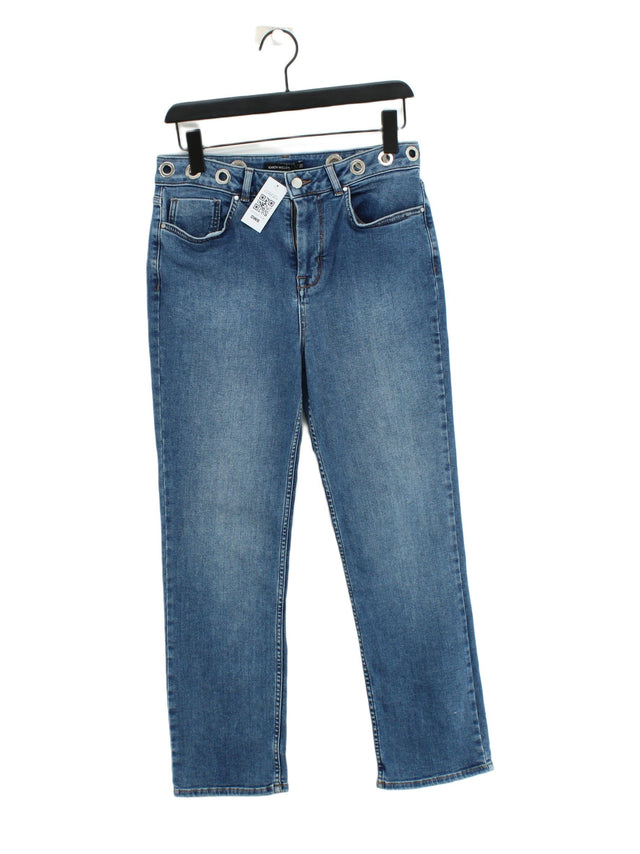 Karen Millen Women's Jeans UK 10 Blue 100% Cotton