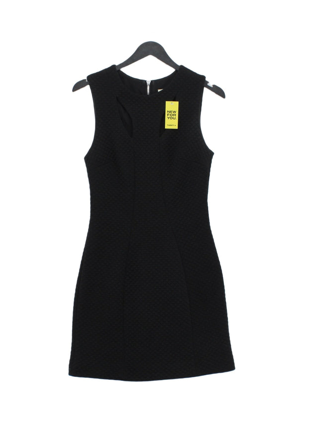 Claudie Pierlot Women's Midi Dress UK 8 Black Polyester with Elastane