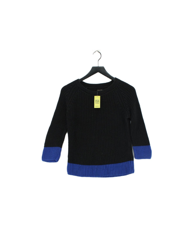 Massimo Dutti Women's Jumper S Black 100% Other