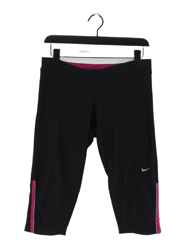 Nike Women's Sports Bottoms M Black Polyester with Elastane