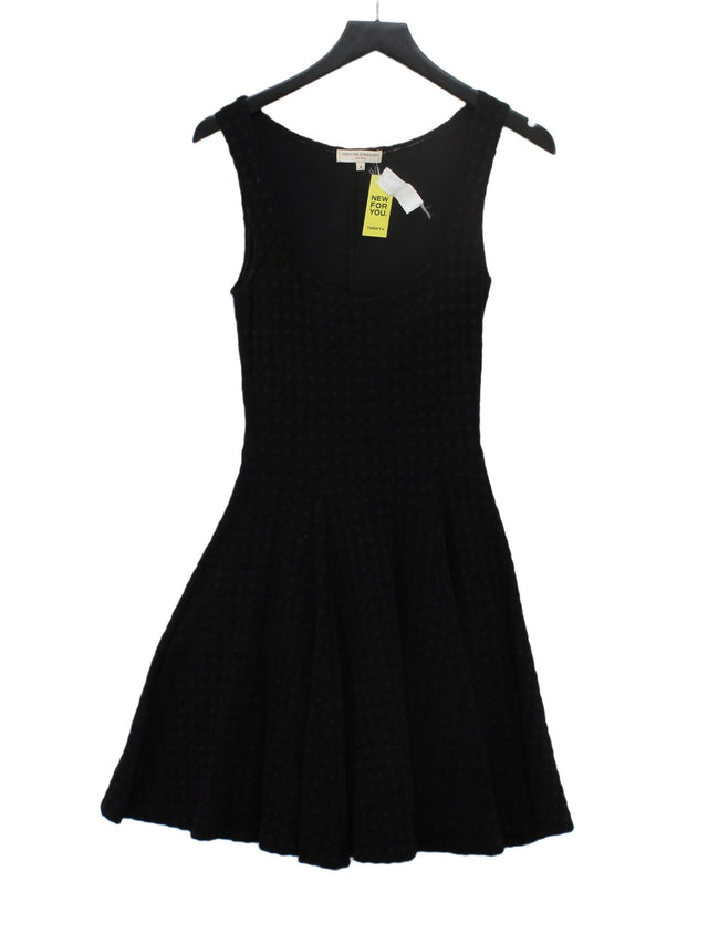 Opening Ceremony Women's Midi Dress UK 4 Black Nylon with Elastane, Viscose