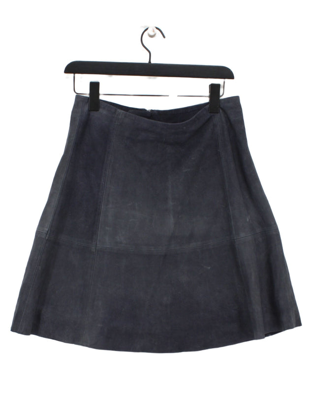 Nümph Women's Midi Skirt UK 10 Grey Leather with Polyester