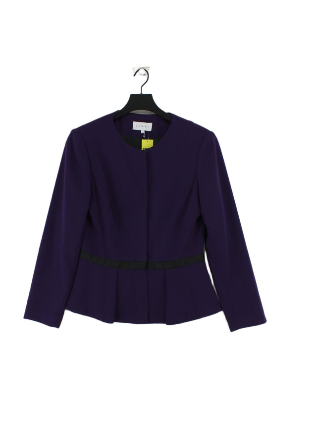 Libby Women's Blazer UK 12 Purple Polyester with Spandex, Viscose