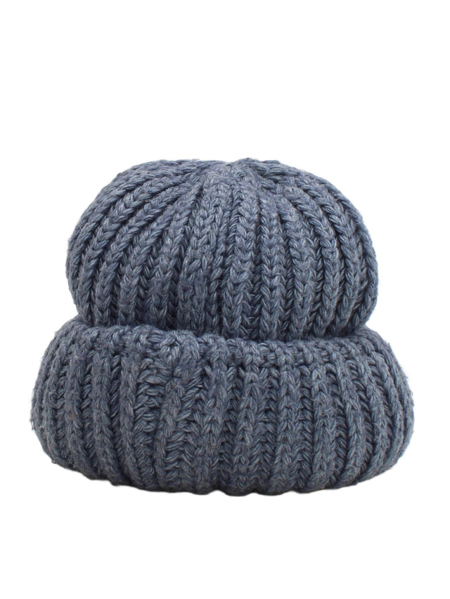 Velvet Men's Hat Blue Wool with Acrylic