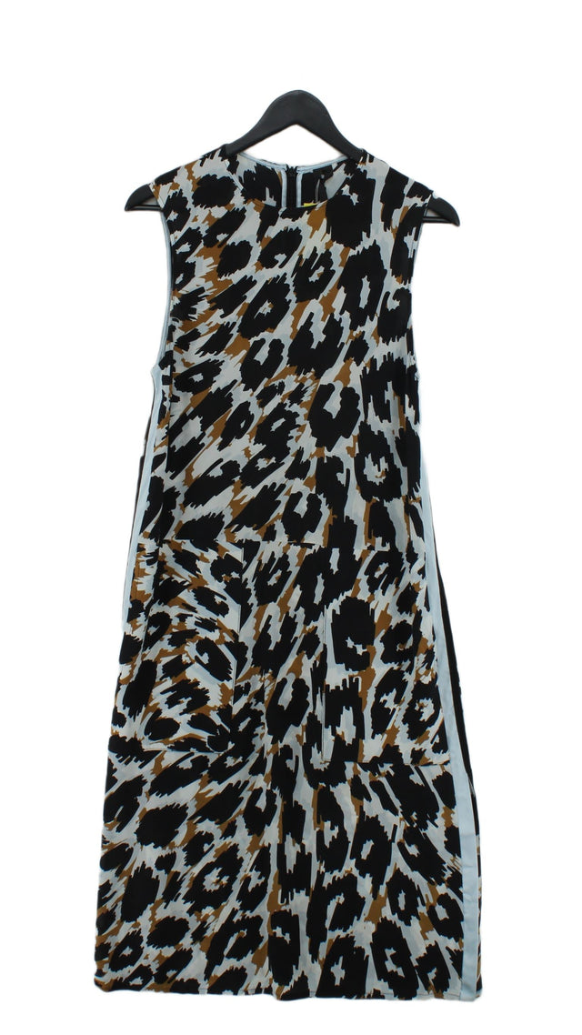 Topshop Women's Midi Dress UK 10 Multi 100% Silk