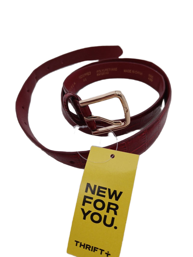 Topshop Women's Belt M Red 100% Other