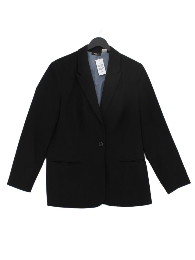 Redoute Women's Blazer UK 14 Black Polyester with Elastane, Viscose