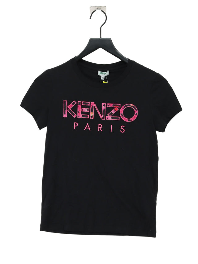 Kenzo Women's T-Shirt XS Black 100% Cotton