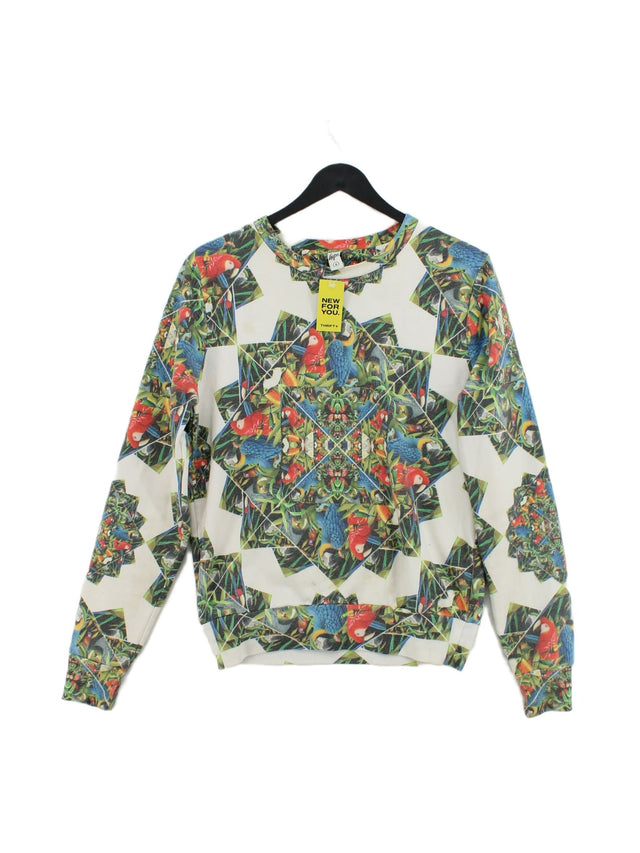 Hype Women's Jumper UK 8 Multi Polyester with Cotton