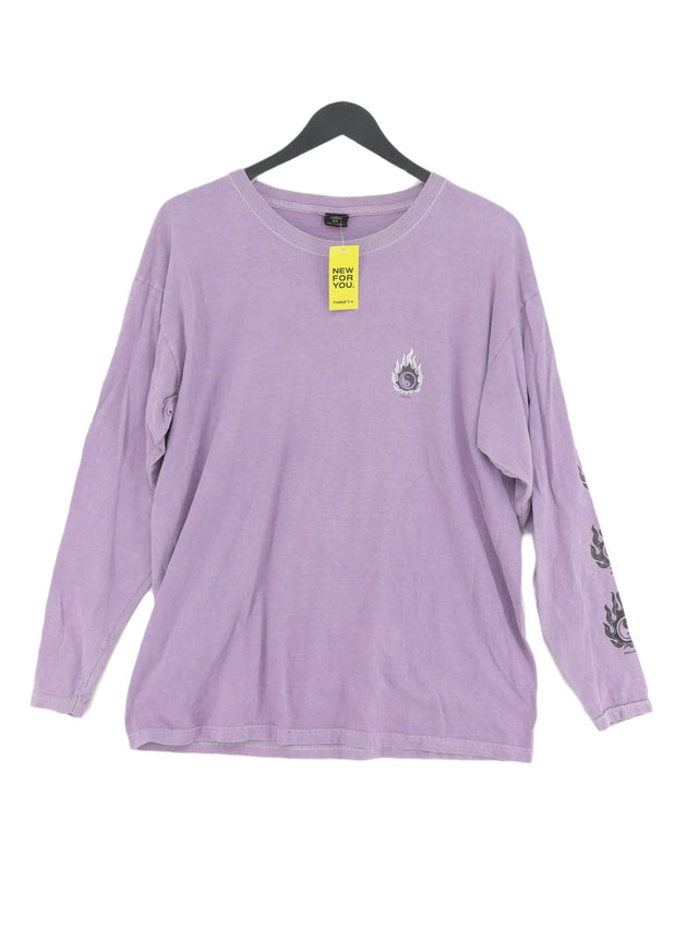 Urban Outfitters Women's Top M Purple 100% Cotton