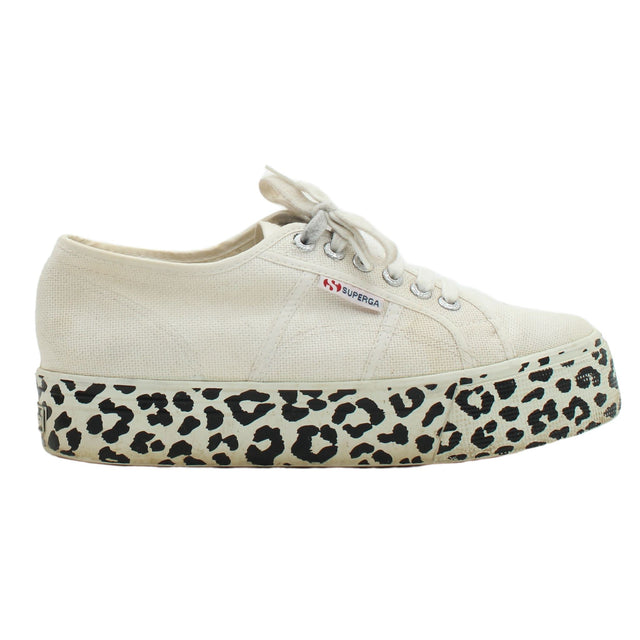 Superga Women's Trainers UK 6.5 White 100% Other