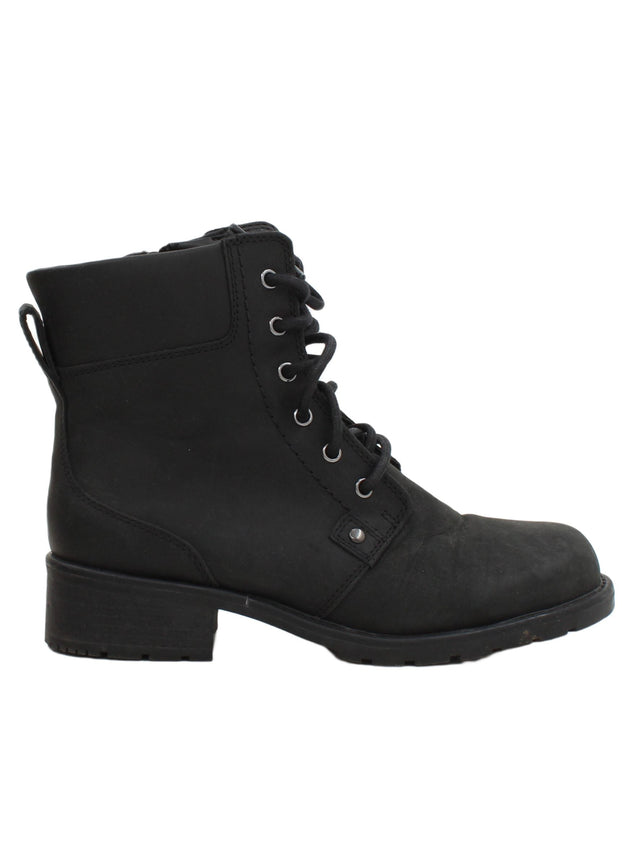 Clarks Women's Boots UK 5 Black 100% Other