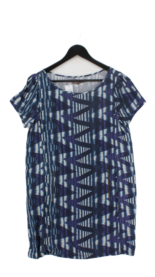 Jigsaw Women's Top UK 10 Blue 100% Silk