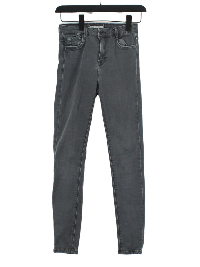 Zara Women's Jeans UK 6 Grey 100% Other