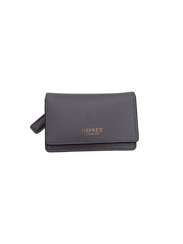 Osprey London Women's Purse Grey 100% Leather