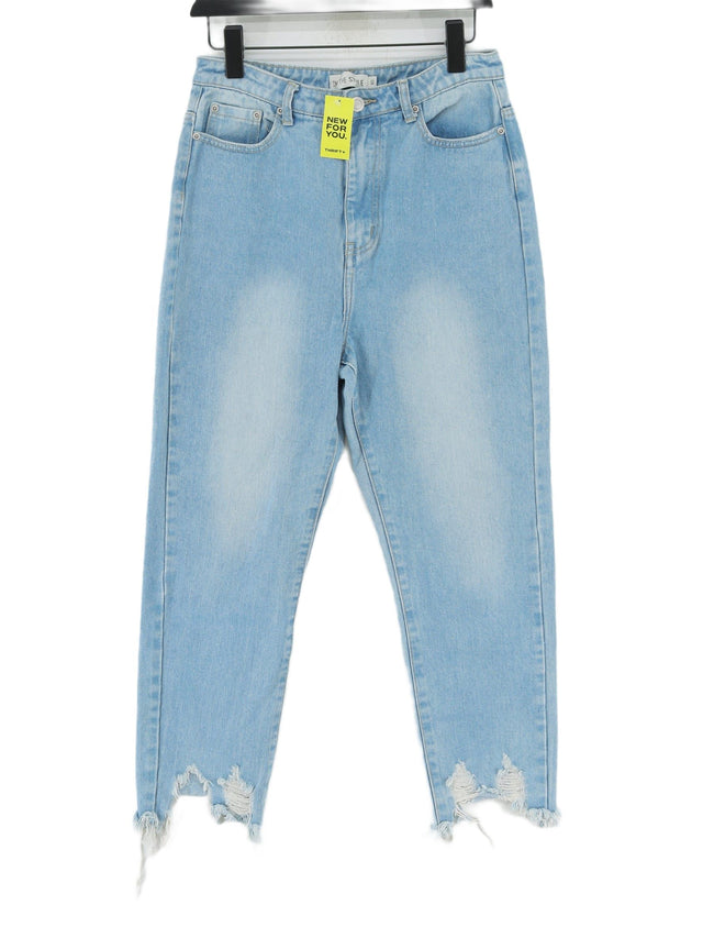 In The Style Women's Jeans UK 10 Blue 100% Cotton