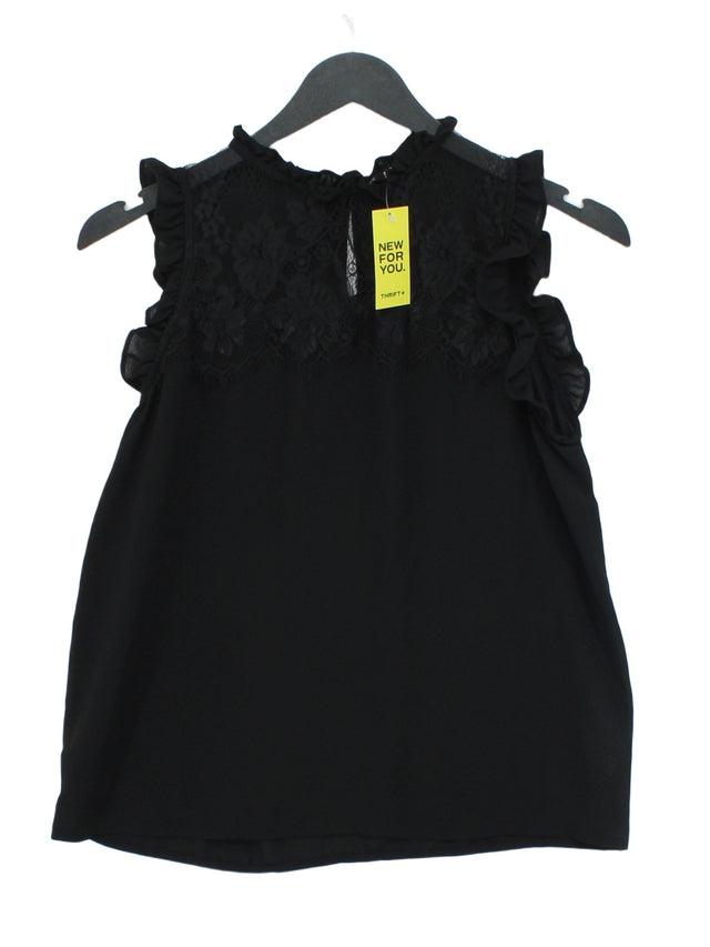 Zara Basic Women's Blouse S Black 100% Polyester