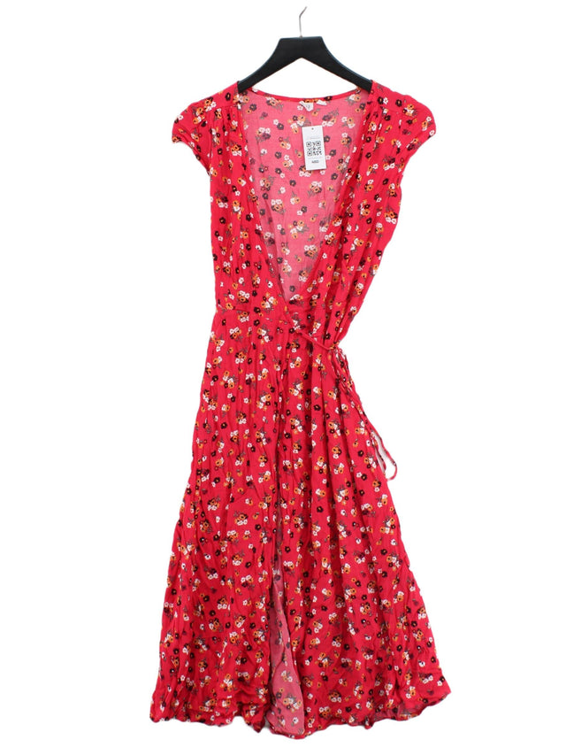Gap Women's Maxi Dress XS Red 100% Rayon