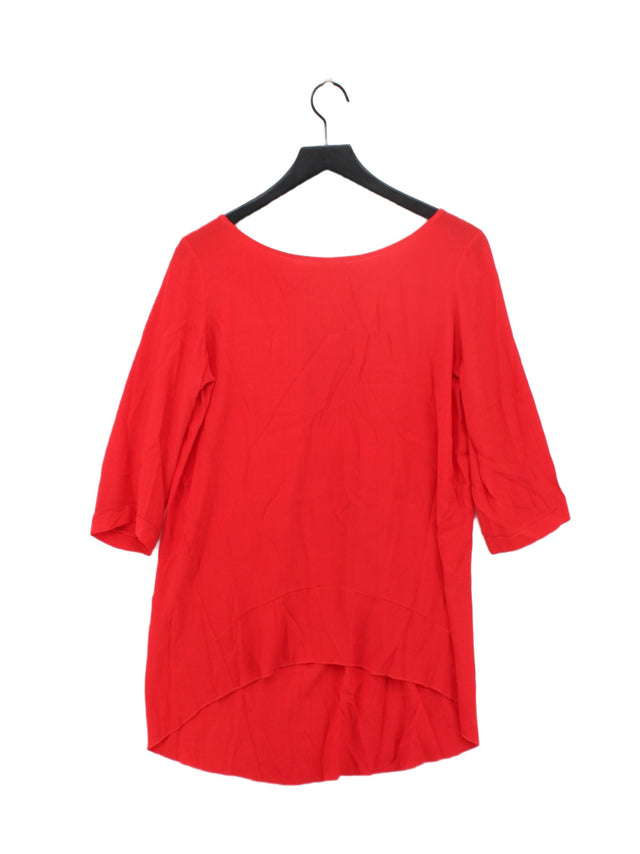 Phase Eight Women's Top S Red 100% Viscose