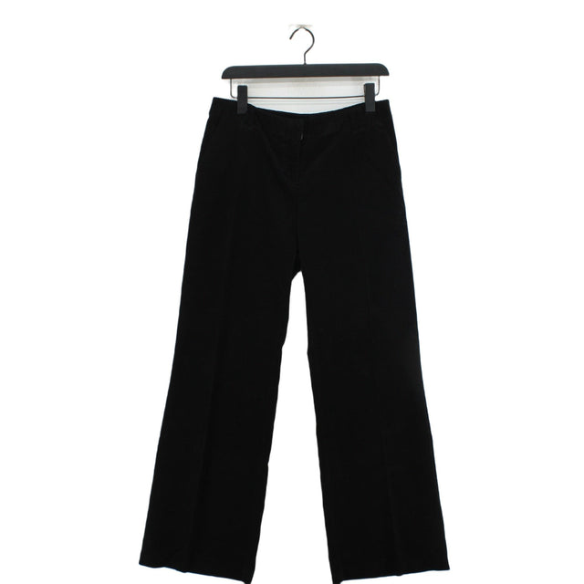 Laura Ashley Women's Jeans UK 12 Black 100% Cotton