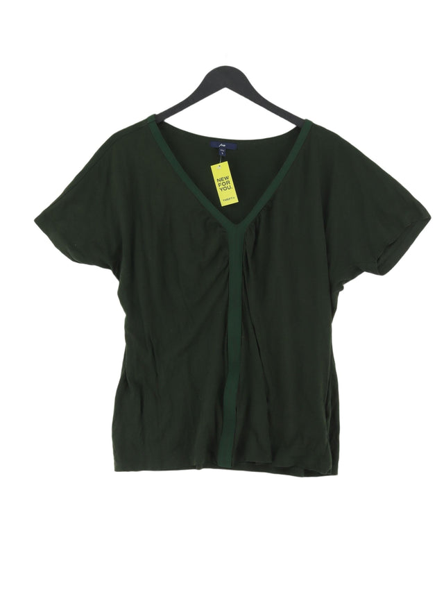 Gap Women's Top L Green Polyester with Cotton