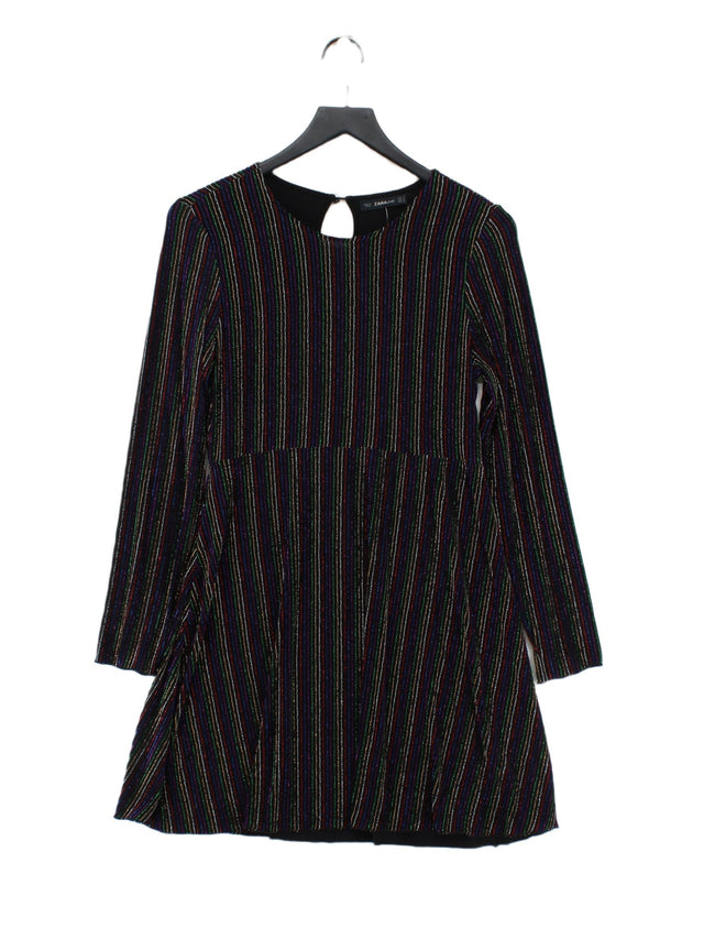 Zara Knitwear Women's Midi Dress M Multi Nylon with Elastane, Other
