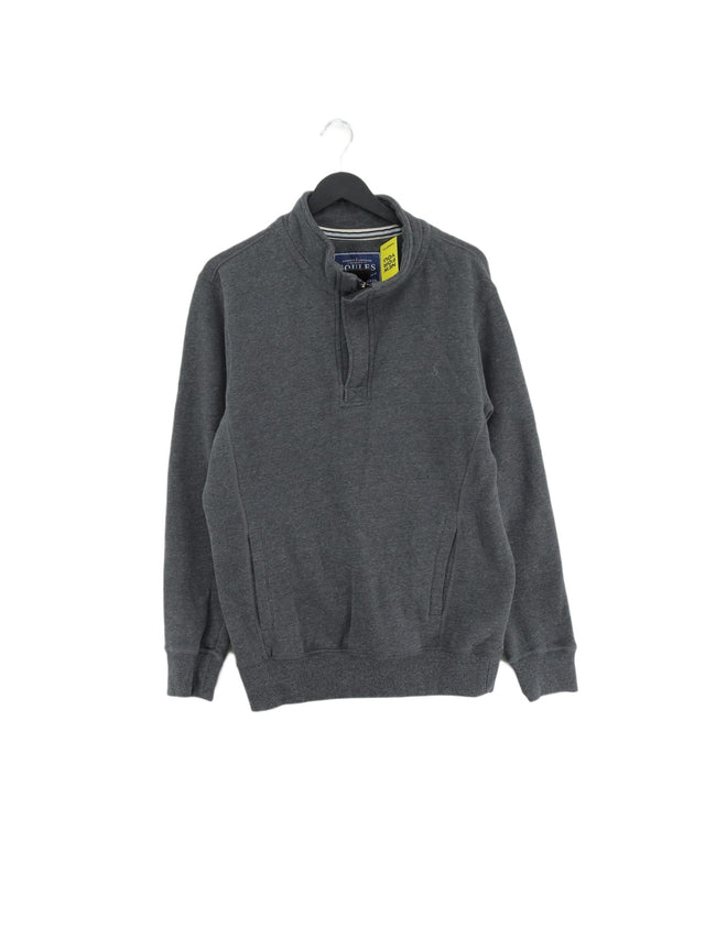 Joules Men's Jumper M Grey Cotton with Polyester