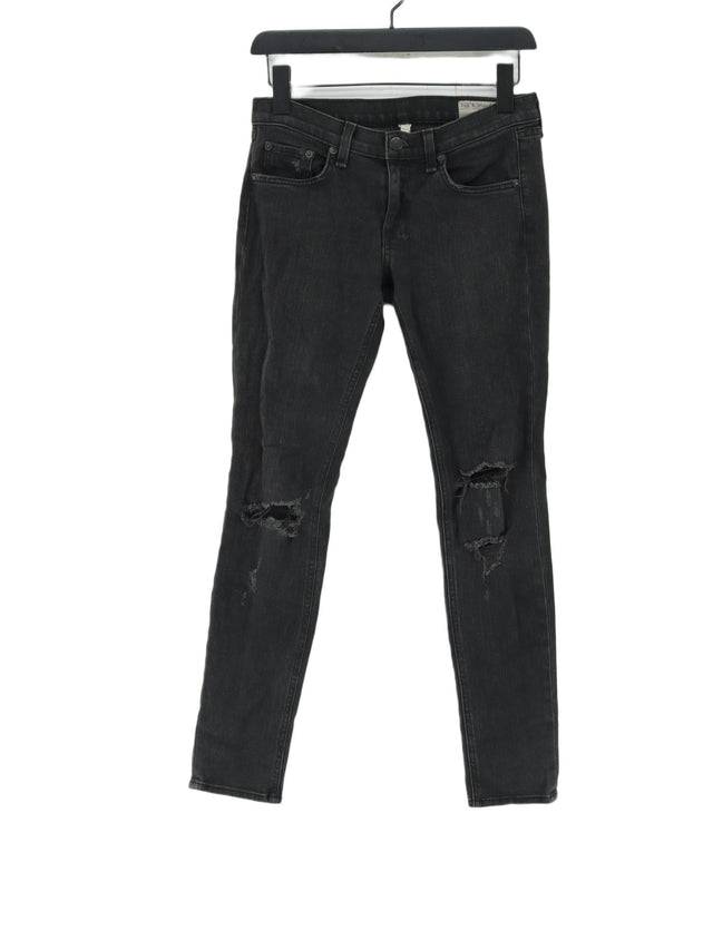 Rag & Bone Women's Jeans W 26 in Black Cotton with Other