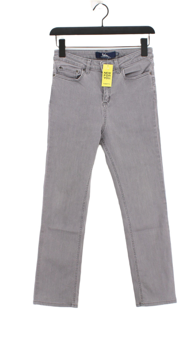 Boden Women's Jeans UK 8 Grey Cotton with Elastane, Lyocell Modal, Polyester