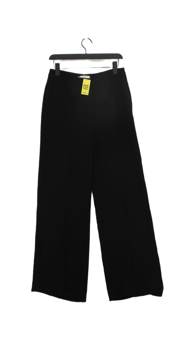 Hobbs Women's Suit Trousers UK 10 Black 100% Polyester