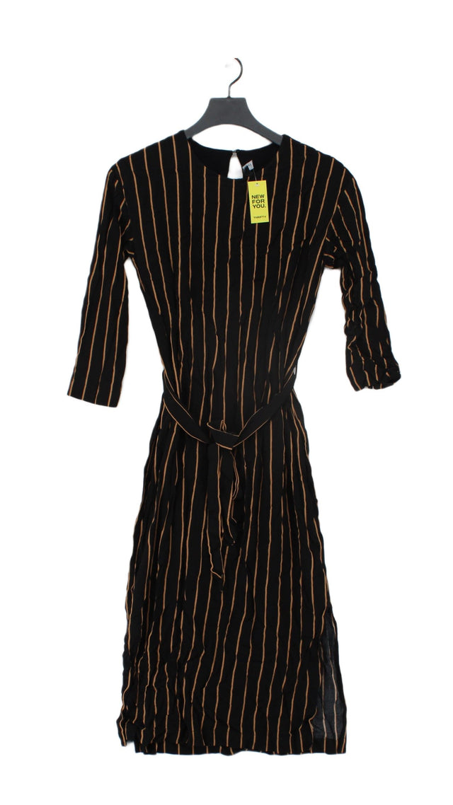 Selected Femme Women's Midi Dress UK 10 Black 100% Viscose