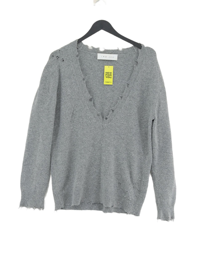 IRO. Jeans Women's Jumper S Grey Nylon with Other, Spandex, Wool