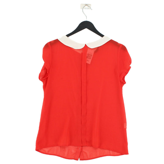 Zara Women's Blouse M Red 100% Other