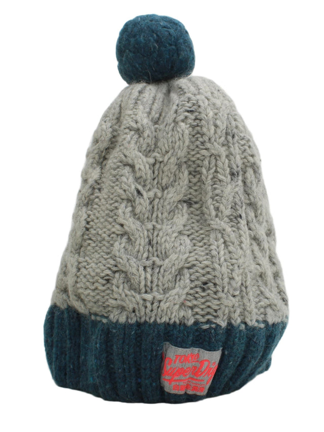 Superdry Men's Hat Grey Wool with Acrylic, Polyamide