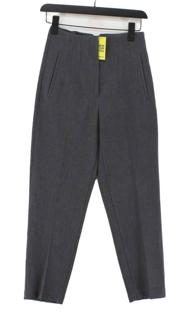 Zara Women's Suit Trousers XS Grey Elastane with Polyester