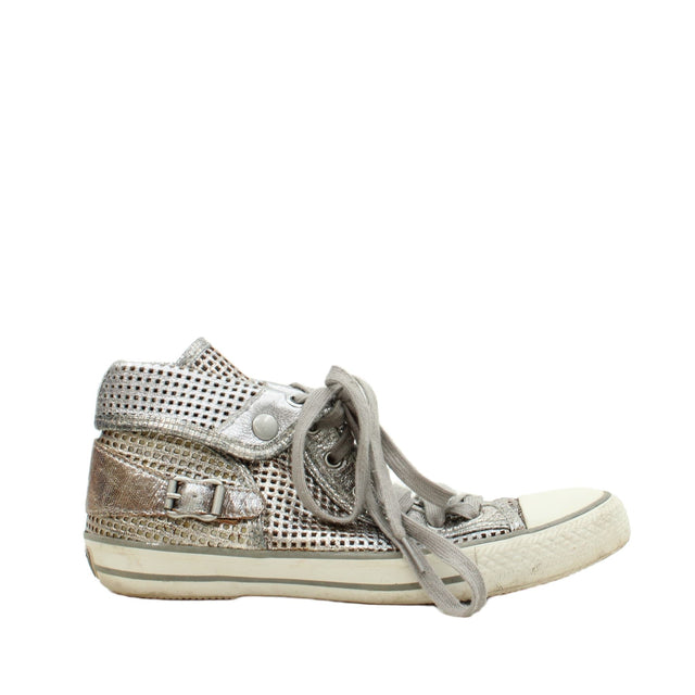 Ash Women's Trainers UK 5.5 Silver 100% Other