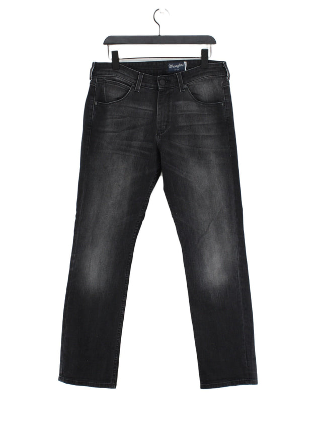 Wrangler Men's Jeans W 32 in Black Cotton with Elastane