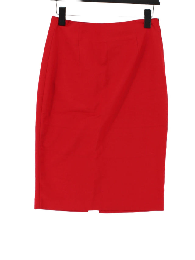 Zara Women's Midi Skirt M Red 100% Other
